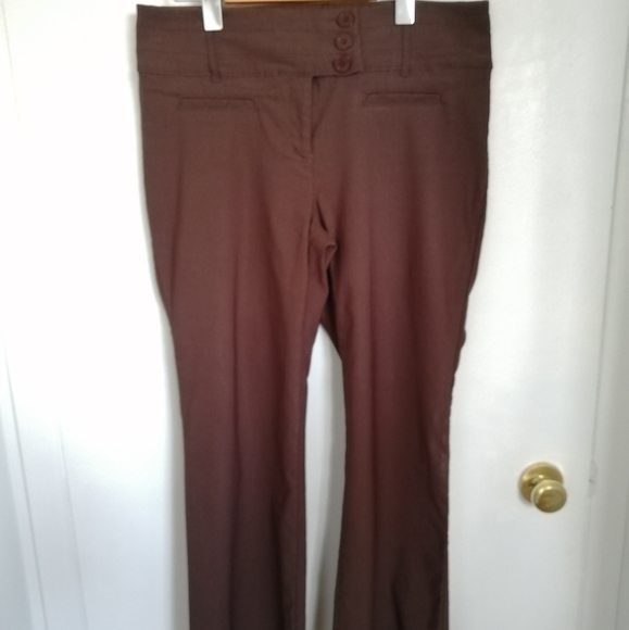 Y2K Le Chateau Brown Pants - Picture 1 of 5
